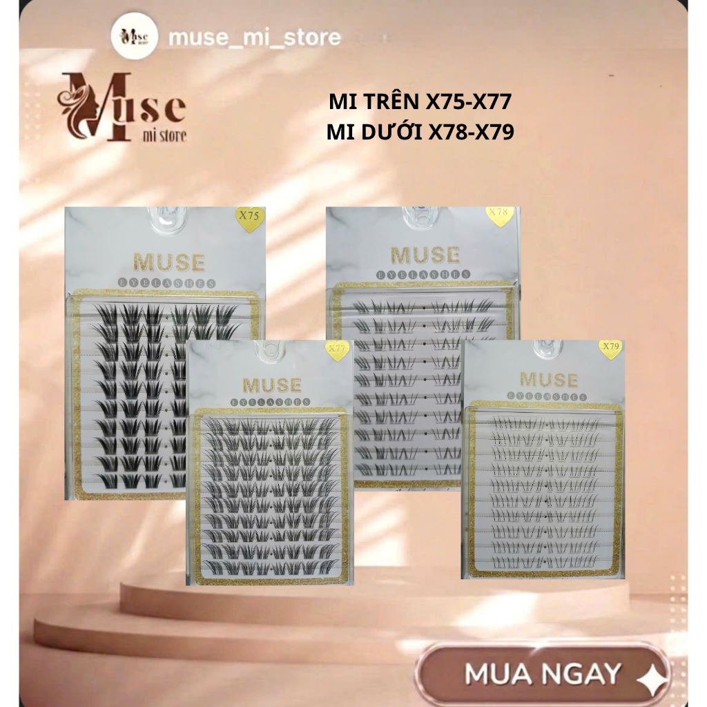 Mi giả cụm, mã Mi trên X75- X77 và mã Mi dưới X78- X79, Mi Muse cụm - MUSE_MI_STORE
