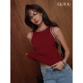 QCCC L1 Áo Len Tank Top Viền Line Minimal G250