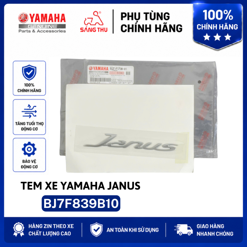 TEM XE YAMAHA JANUS CHÍNH HÃNG