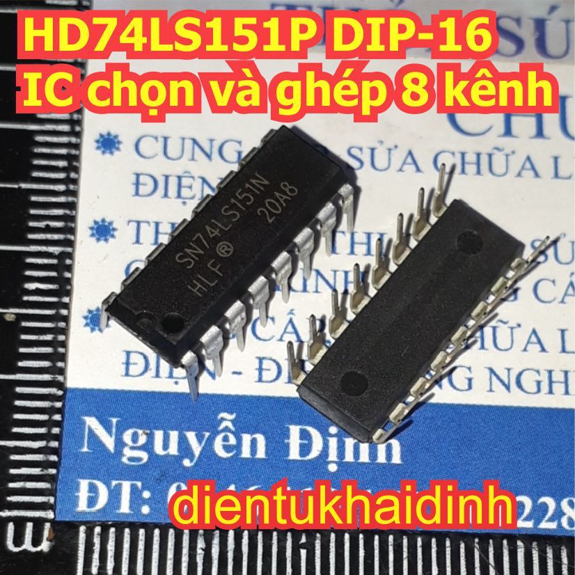 5 con SN74LS151P 74LS151N 74LS151 DIP-16 IC chọn và ghép 8 kênh kde1447