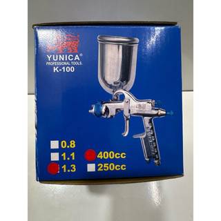 SÚNG PHUN SƠN K100 YUNICA 1.3mm CHINH HÃNG ( Tặng bộ vệ sing)