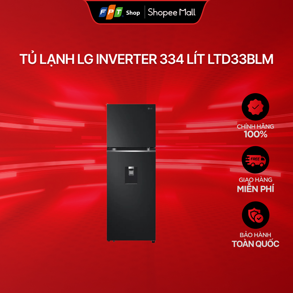 Tủ lạnh LG Inverter 334 lít LTD33BLM