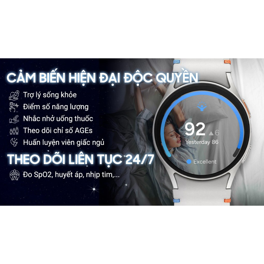 Đồng Hồ Thông Minh Samsung Galaxy Watch 7 40mm - Định Vị GPS, Theo Dõi Sức Khỏe - Hàng Chính Hãng | BigBuy360 - bigbuy360.vn