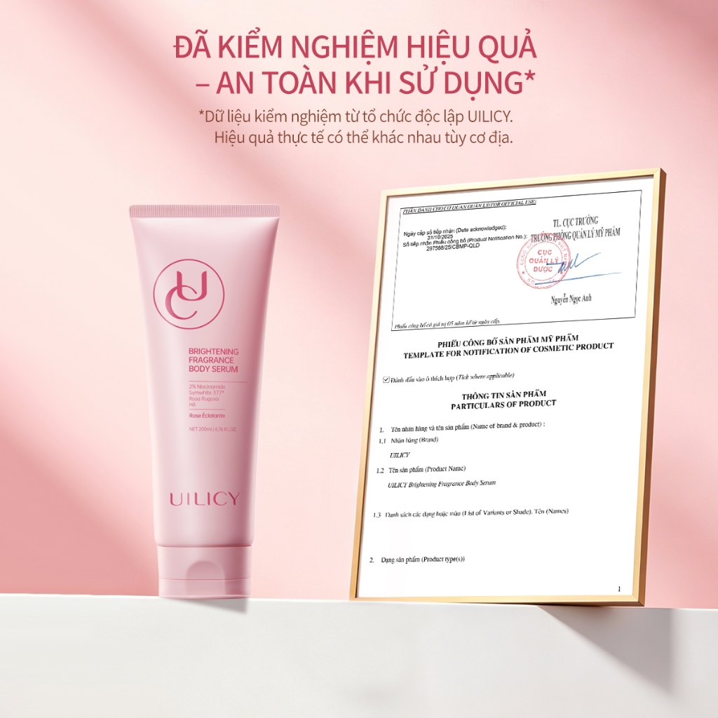 Dưỡng thể dưỡng trắng UILICY 200ml Serum dưỡng thể Làm trắng 2%Niacinamide Symwhite377 Đa dạng hương nước hoa | BigBuy360 - bigbuy360.vn