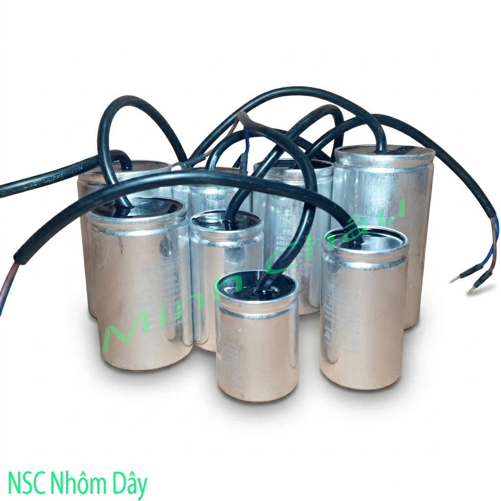 Tụ Nhôm NSC Dây 10 20 25 30 40 45 50 60uf Chính hãng NSC