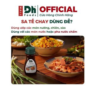 Sa Tế Chay Dh Foods 100g – Sa Tế Ớt Cay Thơm, Sa Tế Nấu Món Chay, Sa Tế Ướp Thịt Nướng, Ướp Hải Sản Nướng, Sa Tế Ăn Phở