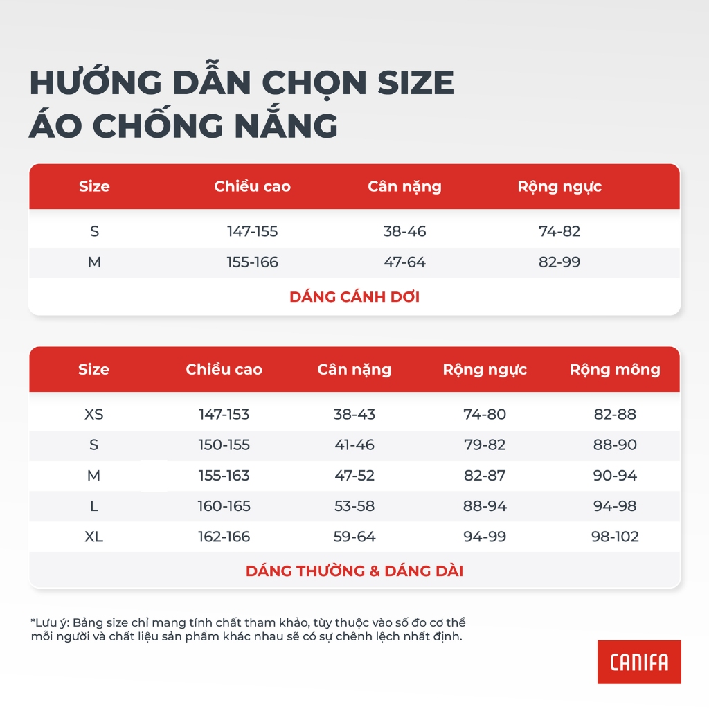 Áo chống nắng nữ CANIFA mát lạnh thoáng khí chống 98% UV bản cải tiến 2026 6OT26S002 | BigBuy360 - bigbuy360.vn