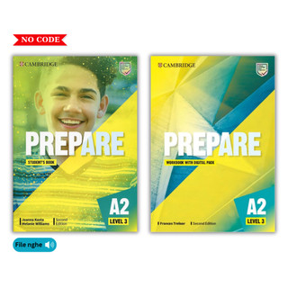 Sách - PREPARE 2nd edition - Level 3 (KHÔNG CÓ CODE) - Bản in laser đẹp tặng file nghe