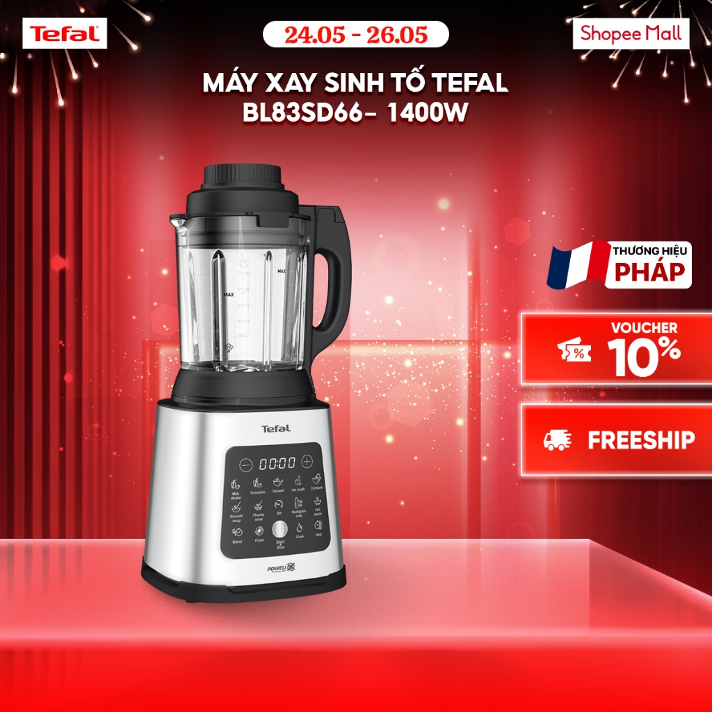 Máy làm sữa hạt, xay nấu đa năng Tefal - BL83SD66 1400W - xay sinh tố