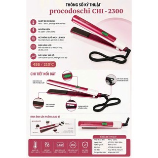 Máy Kẹp duỗi Tóc Chuyên Nghiệp Codos CHI-2300 ( Procodos Chi-2300 )
