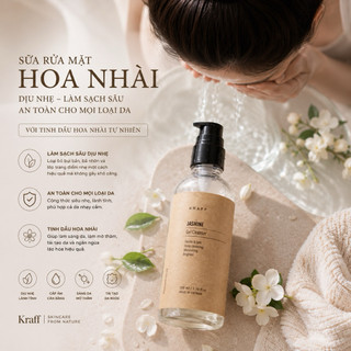 SỮA RỬA MẶT HOA NHÀI - DƯỠNG TRĂNG' & CẤP ẨM HIỆU QUẢ