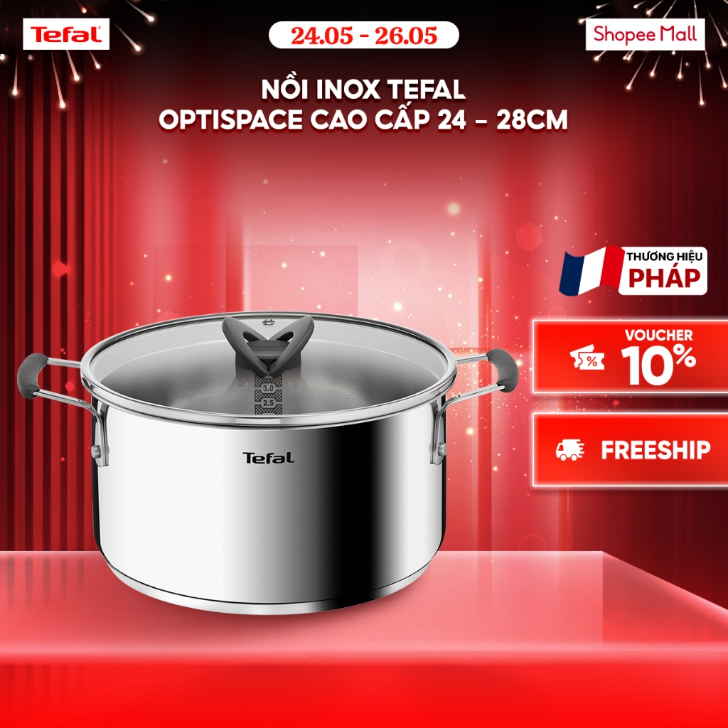 Nồi Inox Tefal Optispace cao cấp
