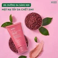 Combo Mặt Nạ Tẩy Tế Bào Chết 2in1, Sữa Rửa Mặt, Toner Đậu Đỏ Hữu Cơ Cỏ Cây Hoa Lá, Cấp Ẩm Dưỡng Da | BigBuy360 - bigbuy360.vn