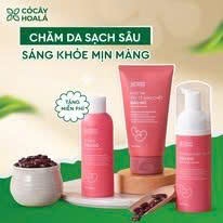 Combo Mặt Nạ Tẩy Tế Bào Chết 2in1, Sữa Rửa Mặt, Toner Đậu Đỏ Hữu Cơ Cỏ Cây Hoa Lá, Cấp Ẩm Dưỡng Da | BigBuy360 - bigbuy360.vn