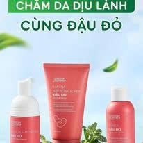Combo Mặt Nạ Tẩy Tế Bào Chết 2in1, Sữa Rửa Mặt, Toner Đậu Đỏ Hữu Cơ Cỏ Cây Hoa Lá, Cấp Ẩm Dưỡng Da | BigBuy360 - bigbuy360.vn