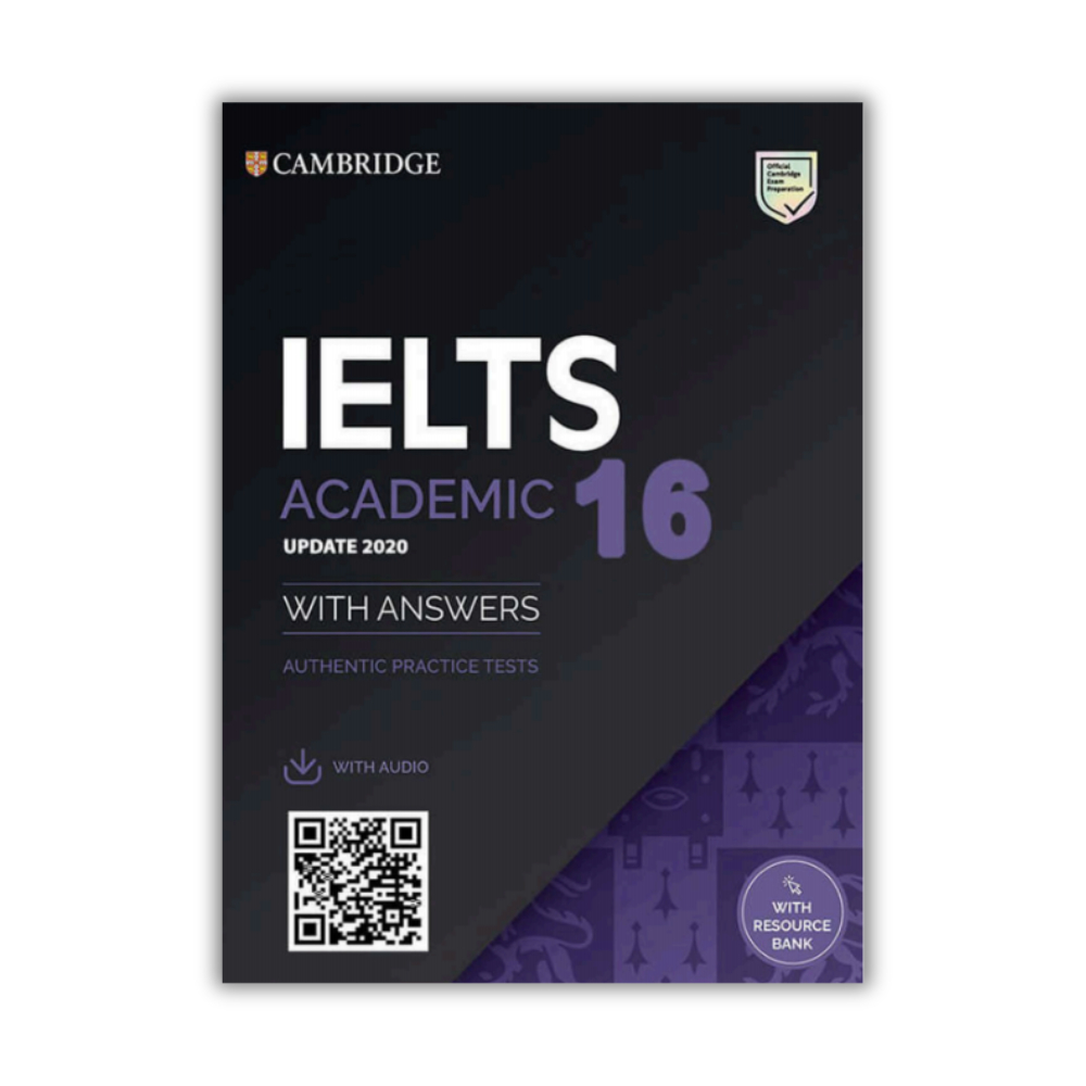 Sách IELTS Academy 16 - In laser đen trắng, tặng audio
