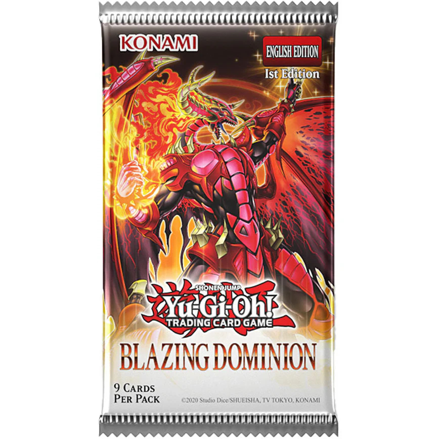 [KW2 Yugioh] [EN-UK] Gói Pack Yugioh Blazing Dominion Booster Pack BLZD - Chính hãng Konami