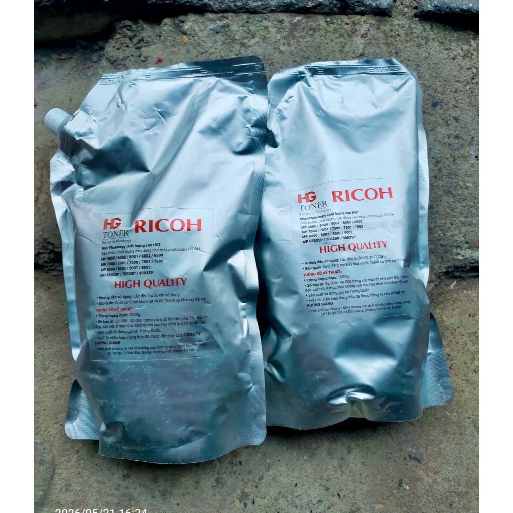 Mực (toner) HGT/Phú Thành dùng cho máy Ricoh 2060/MP6000/6500/7001/6502/7503..-Linhkienmayphoto