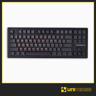 Keycap Cider Black Orange PBT Doubleshot Profile Cherry 137 Nút Bàn Phím Cơ Keycap Đen Cam Universe