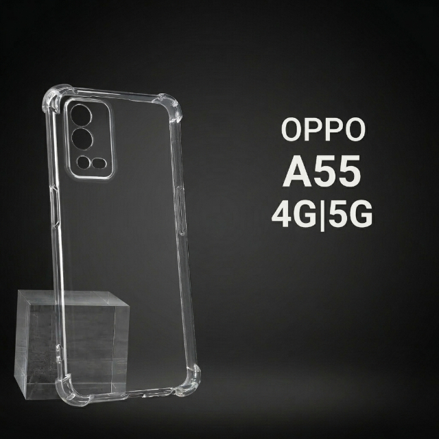 Ốp lưng Oppo A55 4G, A55 5G Vhcase trơn trong suốt | Ốp điện thoại Oppo dẻo bảo vệ camera đt toàn di