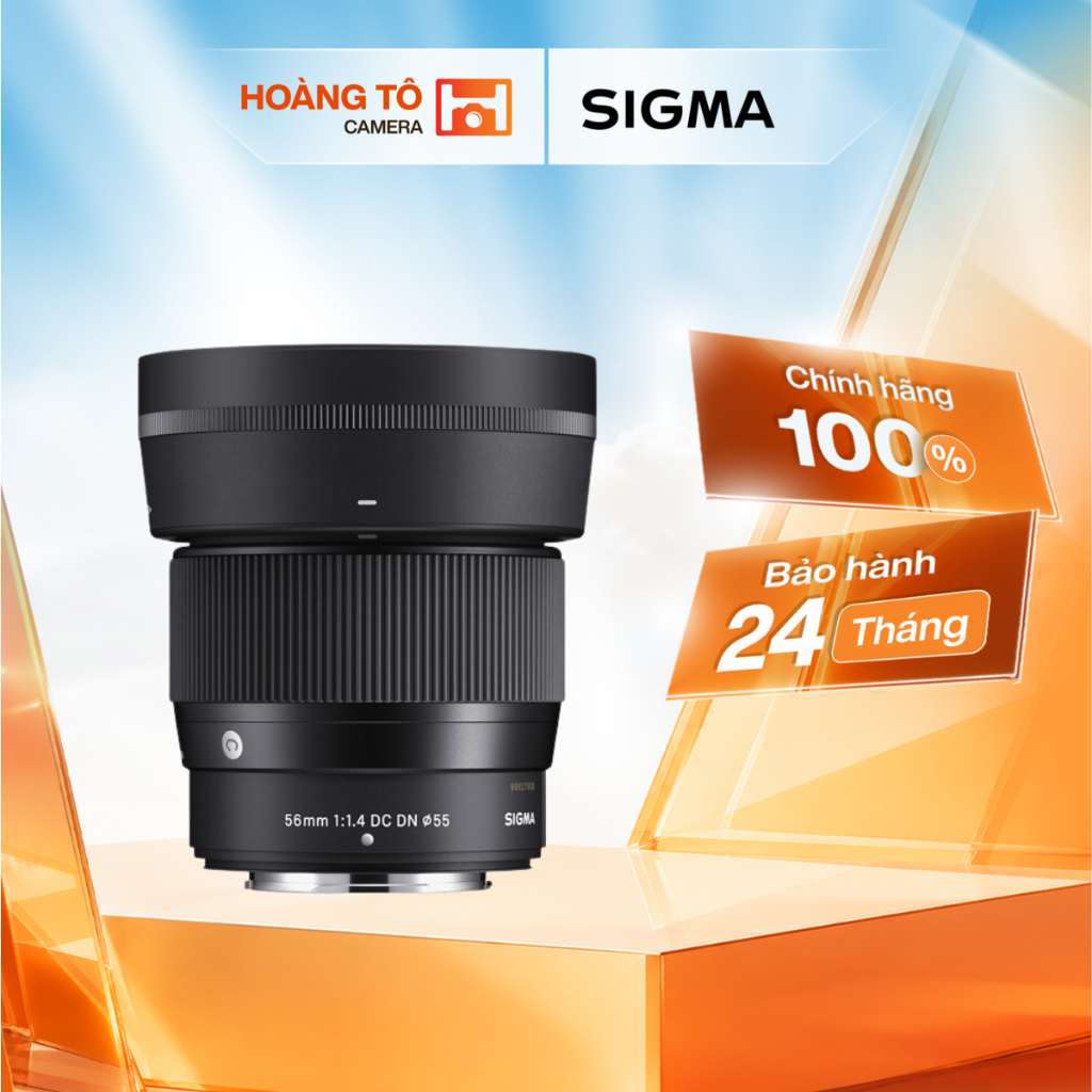 Ống kính Sigma 56mm F1.4 DC DN (C) For Sony / Fujifilm / Canon RF-S | Mới chính hãng