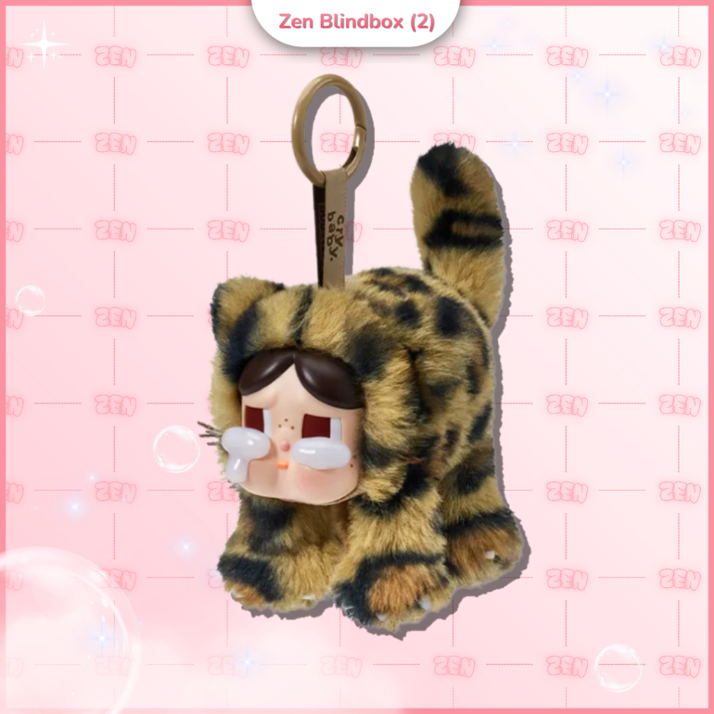 Check Card Secret Crybaby Wild But Cutie Móc Khóa Gấu Bông [CHÍNH HÃNG]