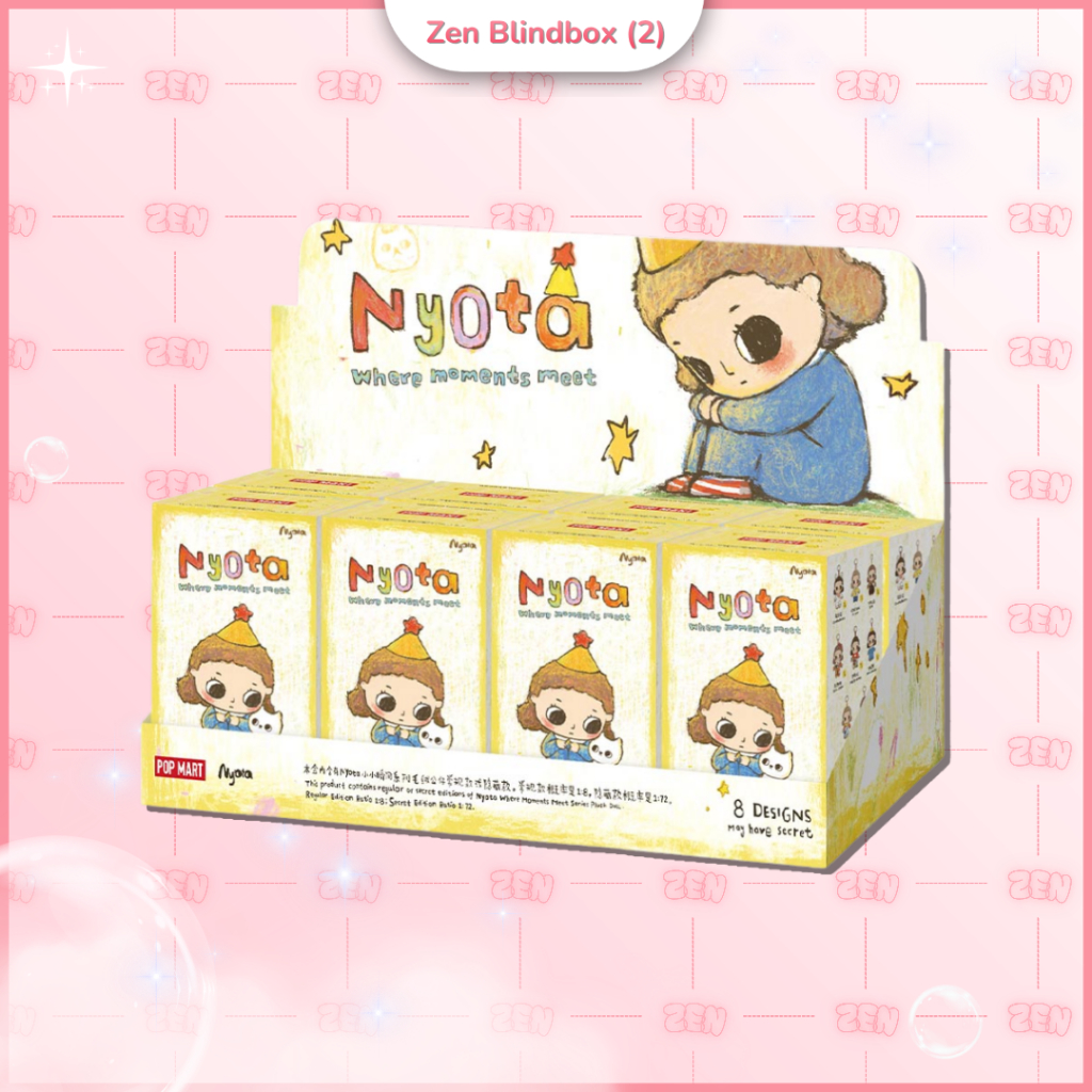 [CHÍNH HÃNG] Full Set Nyota Where Moments Meet Series Móc Khóa Gấu Bông Nyota