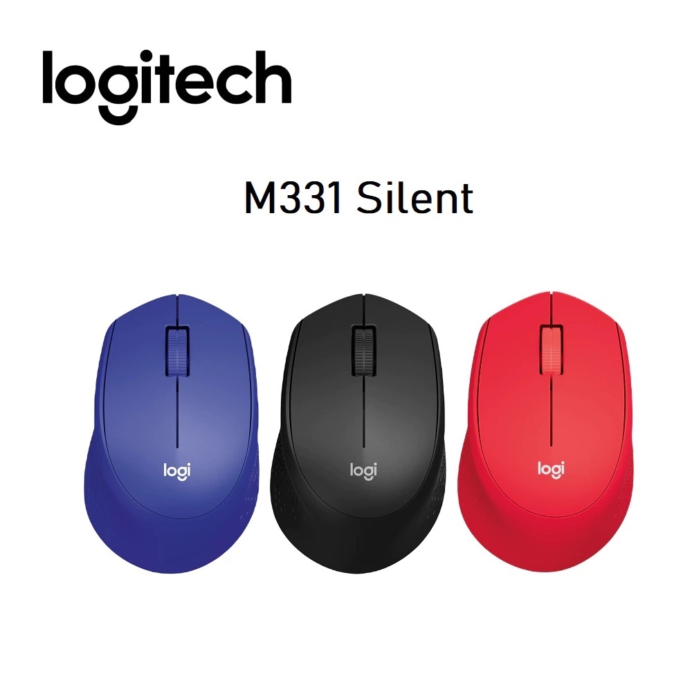 Chuột không dây Logitech M331 Silent Plus - 1000 DPI - Kết nối 10m - Bảo hành 12 tháng