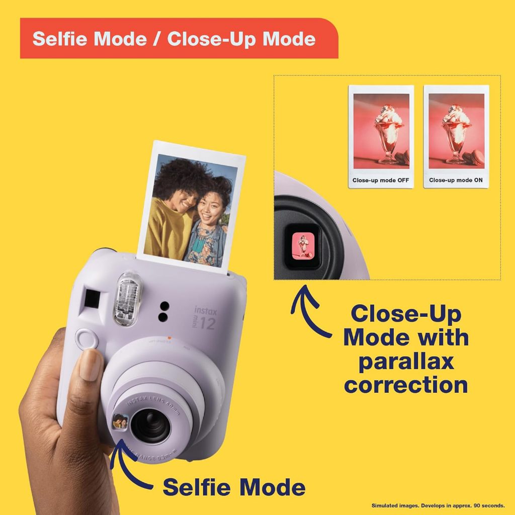 [HÀNG MỸ-CHÍNH HÃNG] Instax Mini 12 - Máy chụp ảnh lấy liền Fujifilm Instax Mini 12 full mau