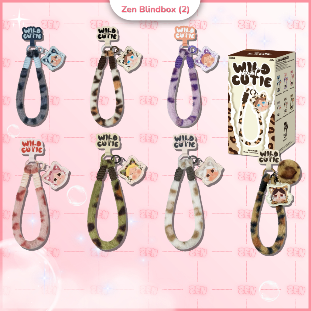 Blind Box Crybaby Wild But Cutie Phone Charm Dây Treo Điện Thoại [CHÍNH HÃNG]