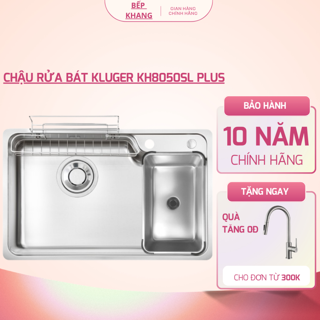 Chậu rửa bát Kluger KH8050SL Plus