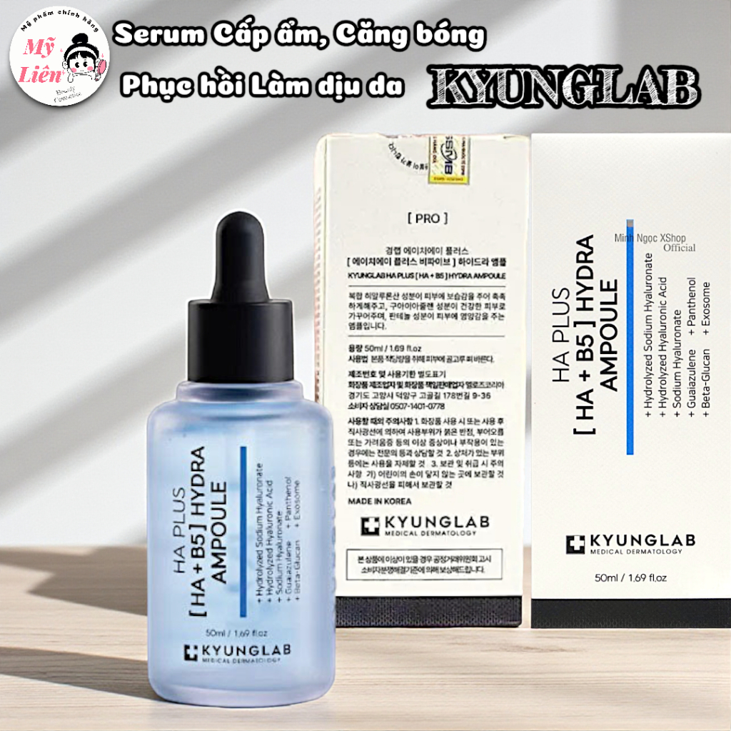Serum HA B5 KYUNGLAB - phục hồi da Ha B5 cấp ẩm, căng bóng da tức thì,  chống lão hóa