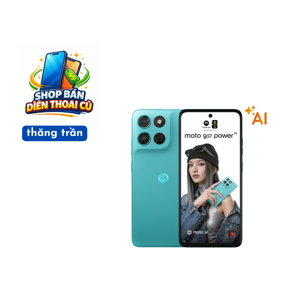 Điện thoại cảm ứng thông minh Motorola G57 Power 5G 8GB/128GB Snapdragon 6s Gen 4 – Hàng New Bảo Hàn