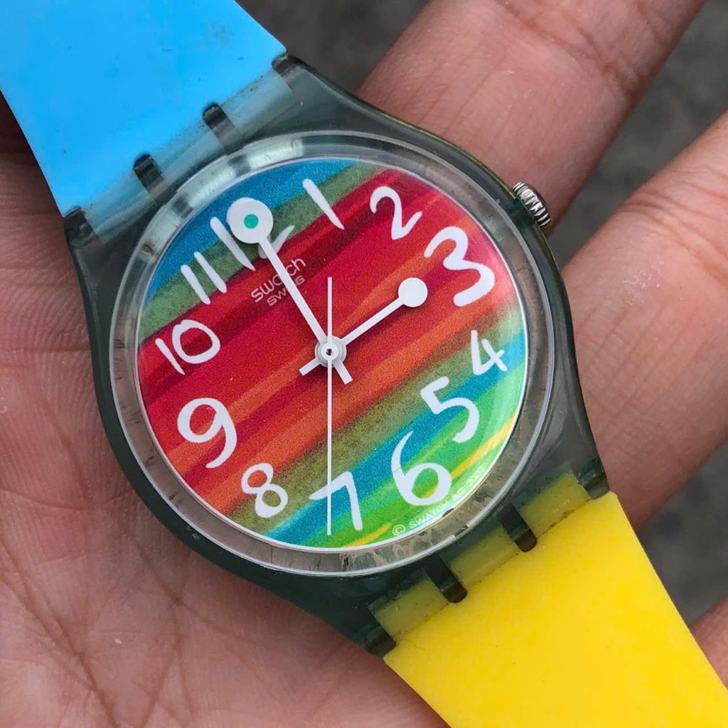 Đồng hồ Nam Nữ Swatch swiss sắc màu