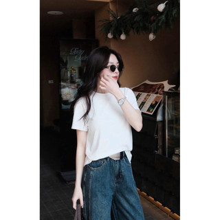 Áo phông cổ tròn nữ cộc tay HM auth