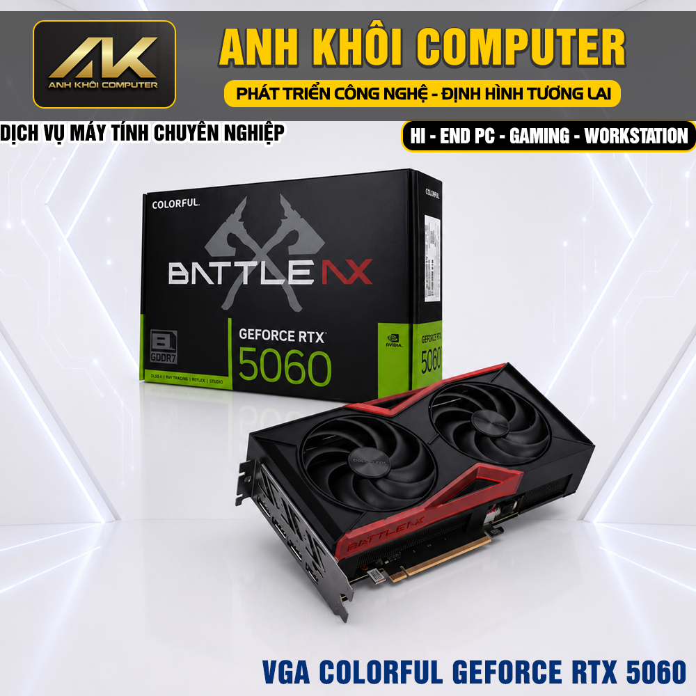 Card Màn Hình Colorful GeForce RTX 5060 Gaming DUO 8GB-V