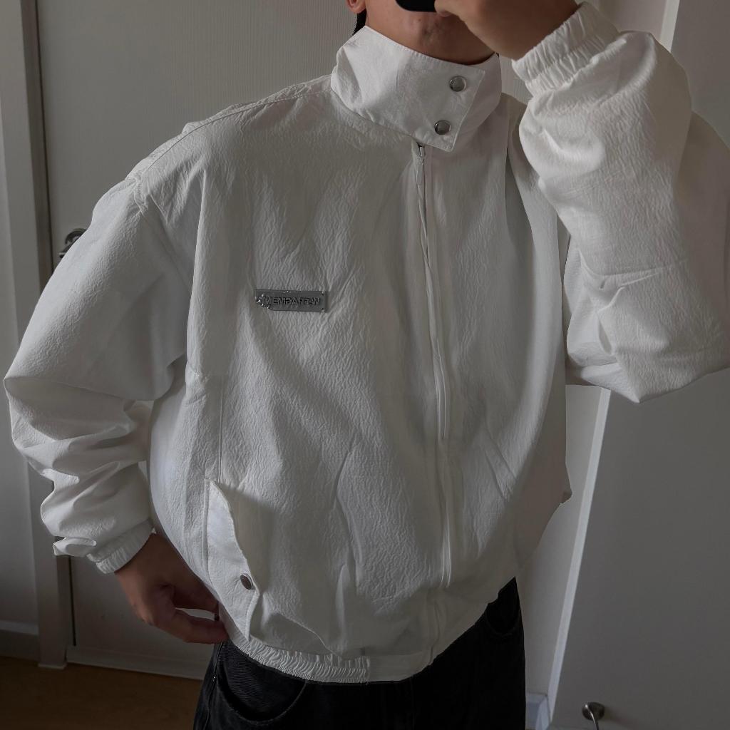 [NEW] AIRFRAME JACKET - Áo khoác dù nhăn 3 lớp cao cổ có nút gài nam nữ (Có túi trong) Whose Studio | BigBuy360 - bigbuy360.vn