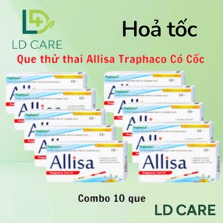 COMBO 10 Que thử thai Alisa - Đạt chuẩn xuất sang Châu Âu - Nhanh Chính Xác Mọi Thời Điểm Trong Ngày
