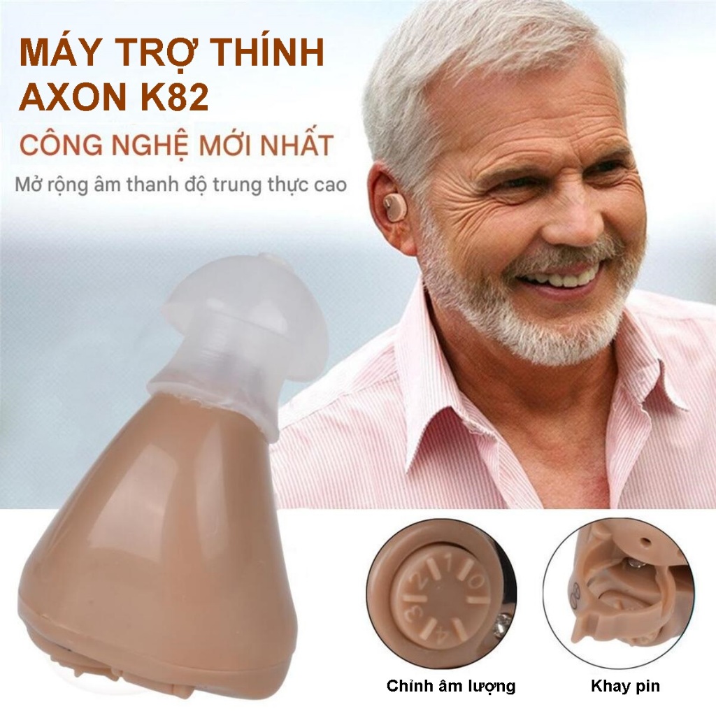 Máy trợ thính Axon K82 BH 12 tháng