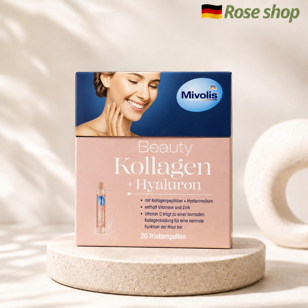 Ống Kollagen Beauty uống đẹp da Mivolis của Đức