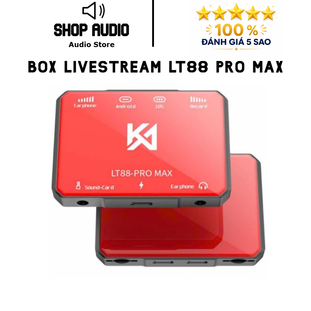 Box Livestream LT88 PRO MAX Phiên Bản Mới Nhất 2025. Box Live LT88-Pro Max Hỗ Trợ PK, Vừa Sạc Vừa Li