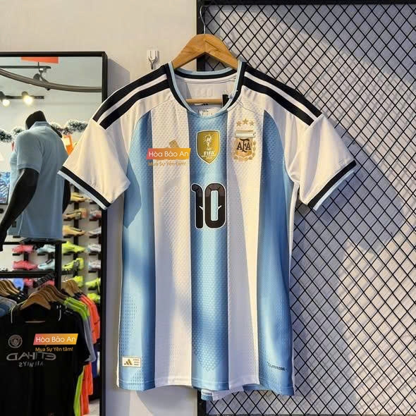 Bản PLAYER Cao Cấp - Áo Bóng Đá, đồ đá banh Đội Tuyển Argentina Sân Nhà in messi Wc 26/27 - Hàng Nhậ