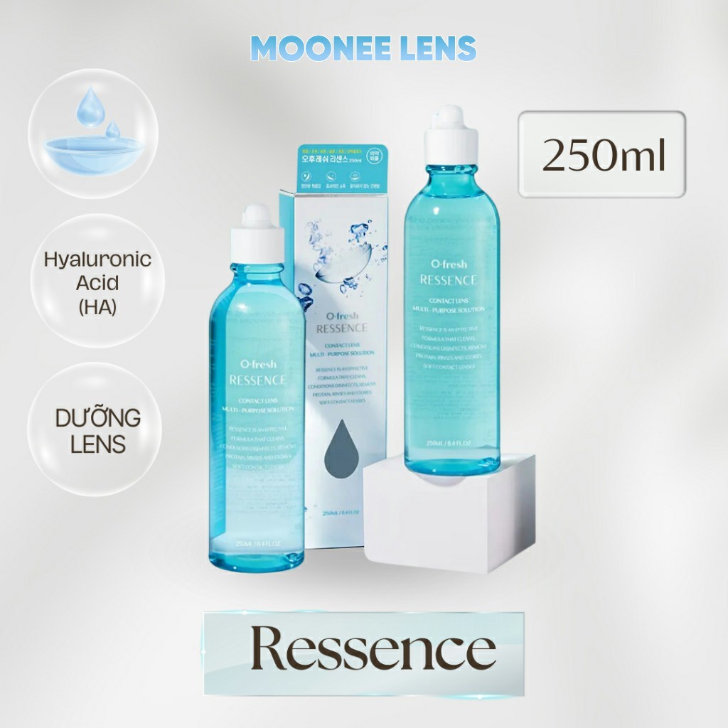 Nước ngâm & nước nhỏ mắt kính áp tròng OFRESH - MOONEE LENS