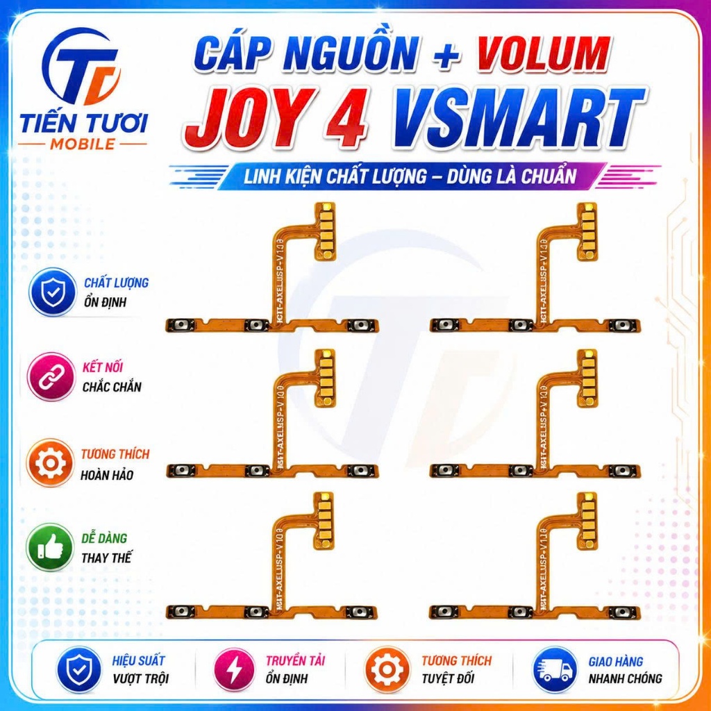 Cáp nguon + volum Joy 4 vsmart