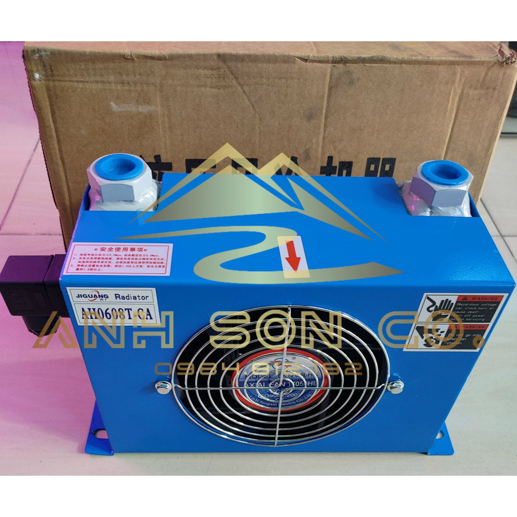 Bộ giải nhiệt tản nhiệt làm mát dầu thủy lực loại tốt AH0608T-CA AC220V DC24V DC12V