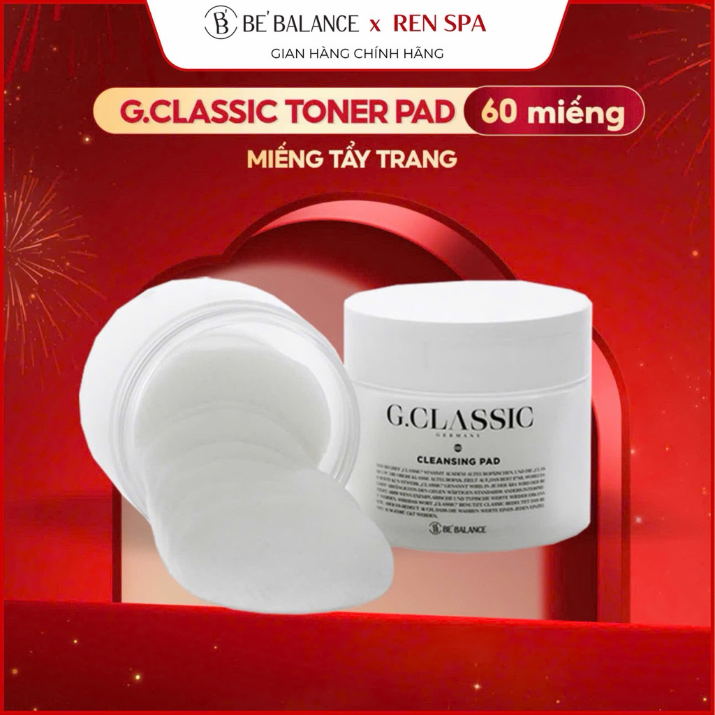 NEW]Miếng pad làm sạch và chăm sóc da chuyên sâu GCLASSIC Cleansing Pad