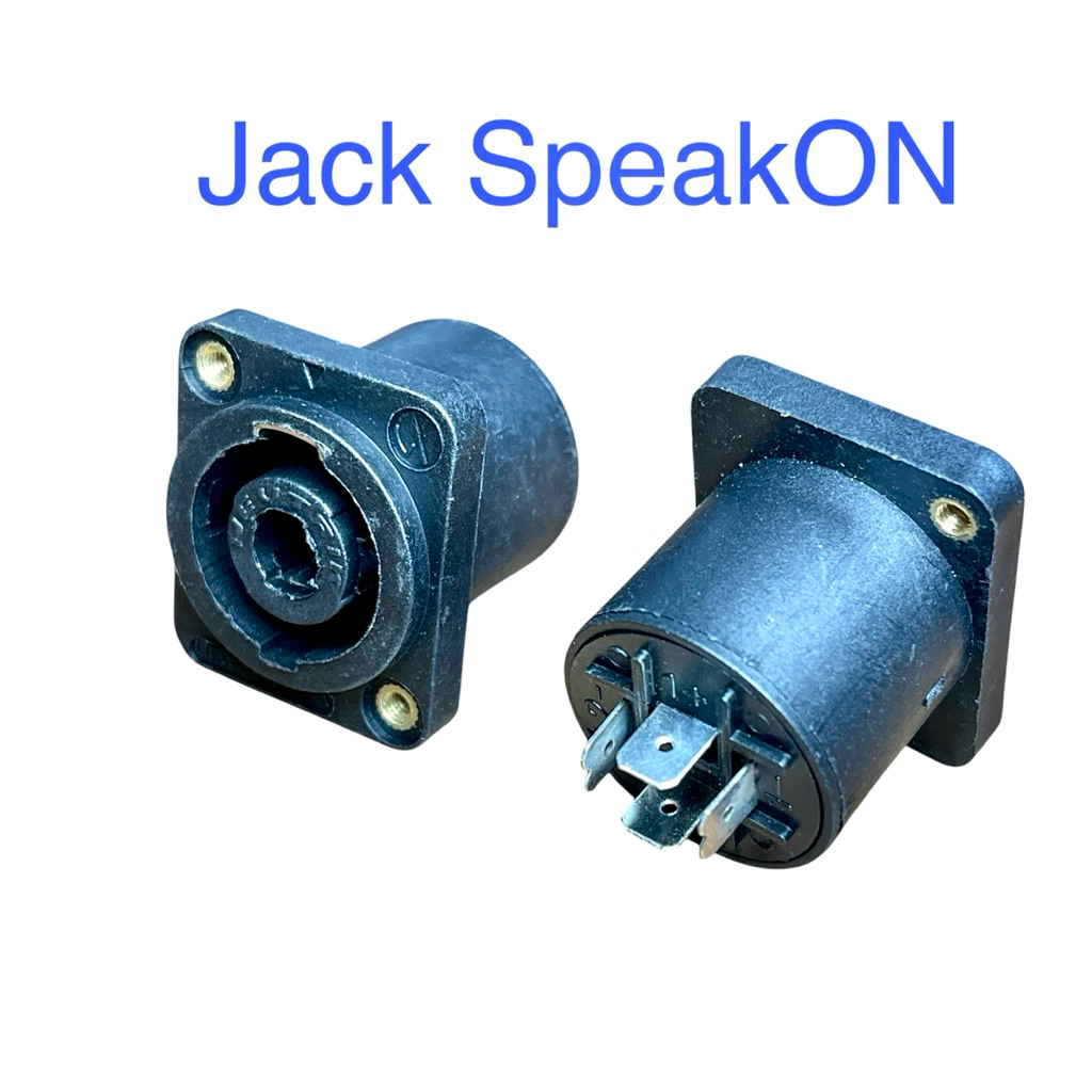 Jack loa âm Neutrik NL4MPXX được sử dụng để kết nối loa và bộ khuếch đại, ampli, pow nhờ trang bị kh