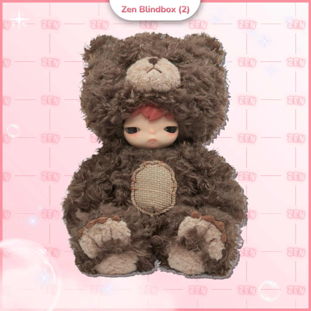 [CHÍNH HÃNG] Hirono Bear Vinyl Plush Doll Gấu Bông Hirono Gấu 38cm