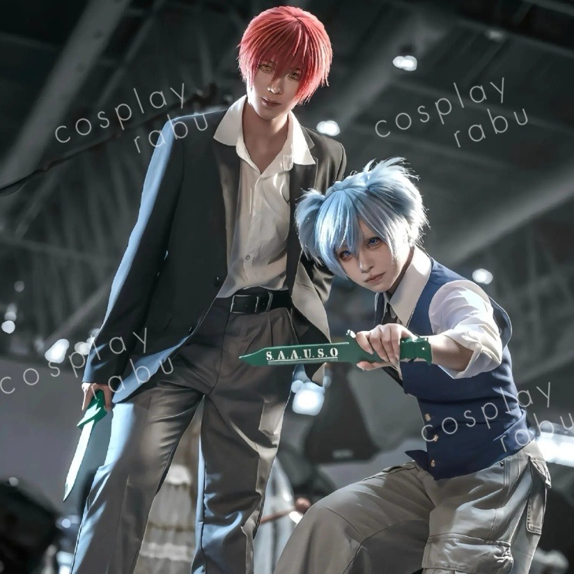 Karma Akabane Nagisa Shiota Cosplay Trang Phục Nhân Vật Full Set Kèm Tóc Giả Giày