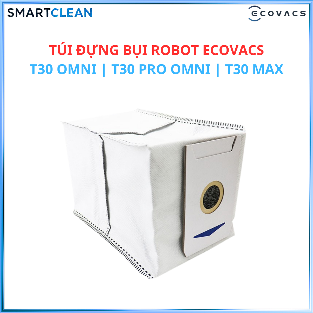 Phụ kiện robot Ecovacs T30 Omni | T30 Pro Omni | T30 Max _ Túi rác thay thế